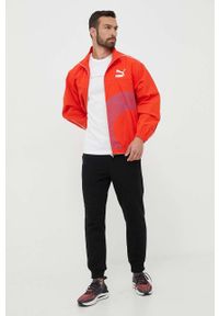 Puma kurtka męska kolor pomarańczowy przejściowa. Kolor: pomarańczowy #5