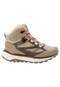 Buty trekkingowe damskie Jack Wolfskin Terraventure Texapore. Kolor: beżowy