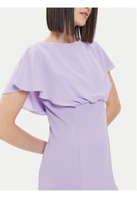 Rinascimento Sukienka koktajlowa CFC0118271003 Fioletowy Regular Fit. Kolor: fioletowy. Materiał: syntetyk. Styl: wizytowy #4