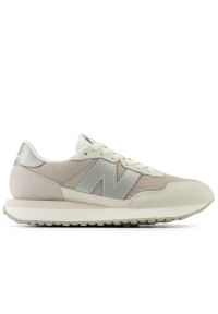 Buty damskie New Balance WS237MSB – szare. Kolor: szary. Materiał: zamsz, materiał, skóra, guma, syntetyk. Szerokość cholewki: normalna #1