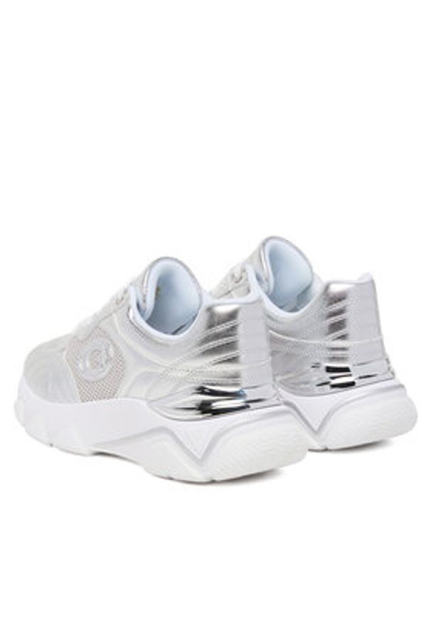 Guess Sneakersy FLFMRZ ELE12 Srebrny. Kolor: srebrny. Materiał: skóra