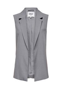 only - ONLY Kamizelka Marine 15338353 Szary Straight Fit. Kolor: szary. Materiał: syntetyk. Styl: marine #8