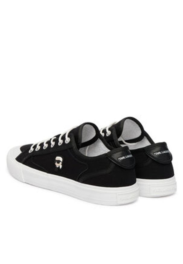Karl Lagerfeld - KARL LAGERFELD Trampki Rae Karl NFT KL60331N Czarny. Kolor: czarny. Materiał: materiał