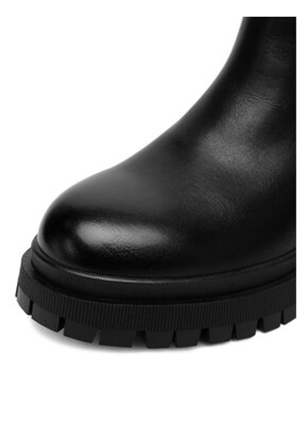 Nine West Botki CEO-LAYLA-01 Czarny. Kolor: czarny. Materiał: materiał, syntetyk