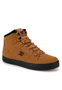 DC Shoes Sneakersy PURE HIGH-TOP WC WNT ADYS400047-WEA Brązowy. Kolor: brązowy. Materiał: zamsz, skóra #4