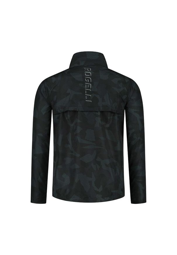 ROGELLI - Wiatrówka do biegania męska Rogelli Camo. Kolor: zielony. Długość: długie