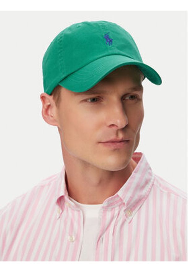 Polo Ralph Lauren Czapka z daszkiem 710667709081 Zielony. Kolor: zielony. Materiał: bawełna