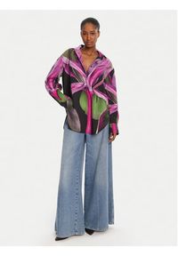 Desigual Koszula Orquidea Lacroix 25WWCW20 Kolorowy Relaxed Fit. Materiał: lyocell. Wzór: kolorowy #2