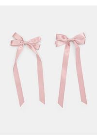 Sinsay - Spinki do włosów w kształcie kokardy 2 pack - różowy. Kolor: różowy #1