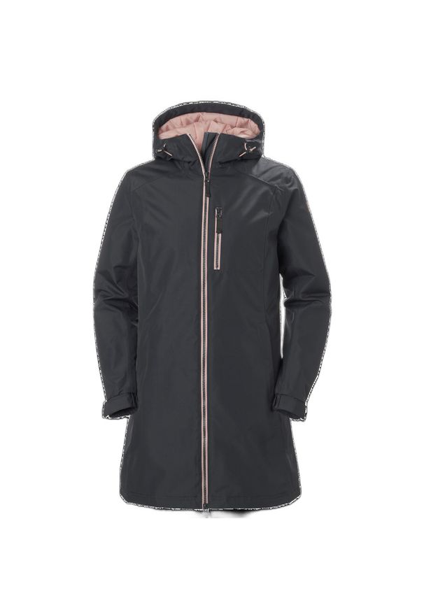 Damska kurtka wodoodporna Helly Hansen long belfast winter. Kolor: wielokolorowy, czarny, szary, brązowy. Sezon: zima
