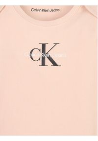 Calvin Klein Jeans Body dziecięce IN0IN00033 Różowy. Kolor: różowy. Materiał: bawełna #2