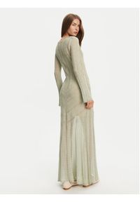 TwinSet - TWINSET Sukienka dzianinowa 251TT3180 Beżowy Slim Fit. Kolor: beżowy. Materiał: syntetyk #2