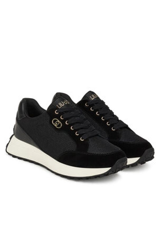 Liu Jo Sneakersy Lolo 20 BF5027 PX624 Czarny. Kolor: czarny. Materiał: mesh