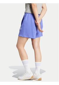 Adidas - adidas Szorty sportowe Essentials French Terry IW5708 Niebieski Loose Fit. Kolor: niebieski. Materiał: bawełna #5