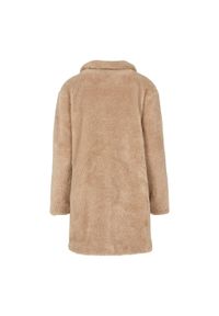 Urban Classics - Płaszcz Oversize Damski Sherpa. Kolor: beżowy #2