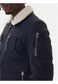 Aeronautica Militare Kurtka bomber 252AB3024UCT03151 Granatowy Regular Fit. Kolor: niebieski. Materiał: syntetyk #4