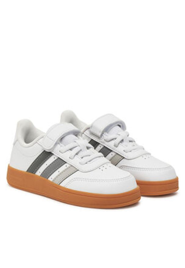 Adidas - adidas Sneakersy Breaknet 2.0 JI0962 Biały. Kolor: biały. Materiał: skóra