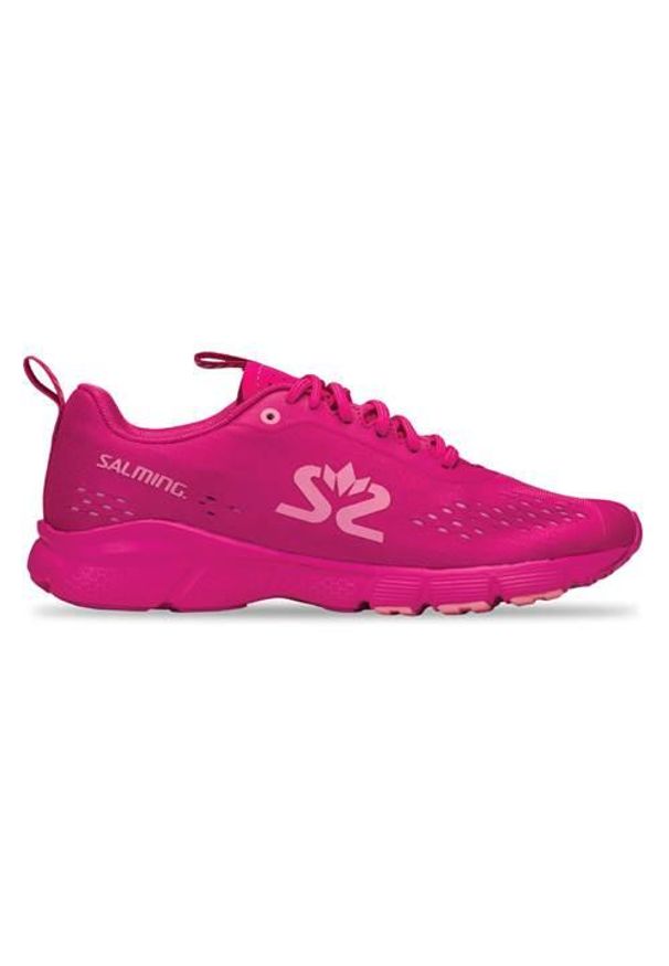 SALMING - Buty do chodzenia damskie Salming Enroute 3. Zapięcie: sznurówki. Kolor: różowy. Materiał: materiał, syntetyk, tkanina. Szerokość cholewki: normalna. Sport: turystyka piesza