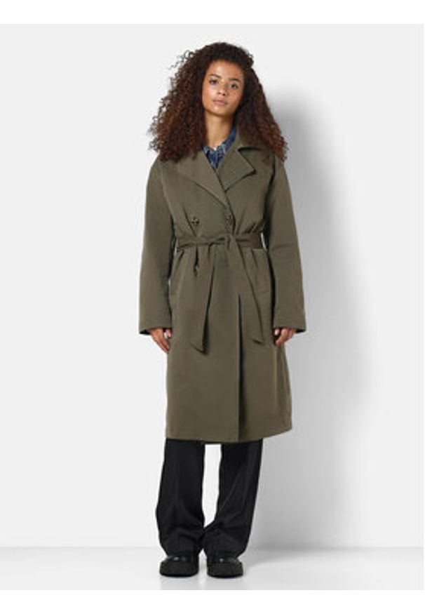 Noisy may - Noisy May Trencz Manya 27028990 Zielony Regular Fit. Kolor: zielony. Materiał: syntetyk