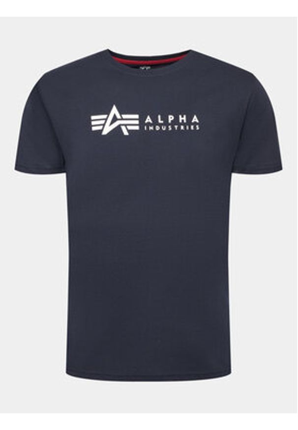 Alpha Industries Komplet t-shirtów Alpha Label 118534 Kolorowy Regular Fit. Materiał: bawełna. Wzór: kolorowy