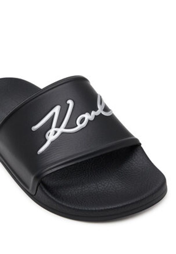 Karl Lagerfeld - KARL LAGERFELD Klapki Kondo 2.0 KL80910 Czarny. Kolor: czarny