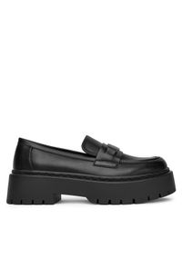 DeeZee Loafersy 13123D-3 Czarny. Kolor: czarny. Materiał: materiał, syntetyk