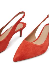 Lauren Ralph Lauren - LAUREN RALPH LAUREN Czółenka 802959263005 Czerwony. Kolor: czerwony. Materiał: zamsz, skóra #5