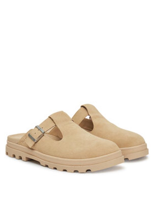 Palladium Klapki Dunelite Pyla Sde 74454-257-M Beżowy. Kolor: beżowy. Materiał: zamsz, skóra