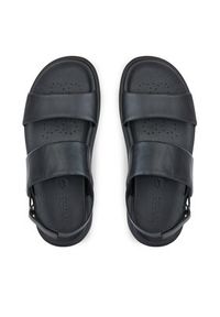 Geox Sandały U Spherica Ec6 U45GWC 00085 C9999 Czarny. Kolor: czarny. Materiał: skóra