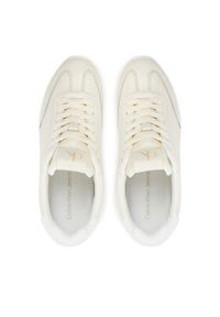 Calvin Klein Jeans Sneakersy Low Profile Runner YW0YW01751 Écru. Materiał: skóra #5