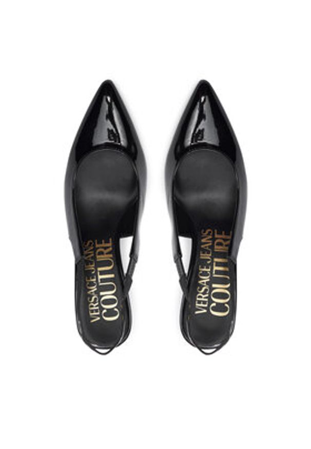 Versace Jeans Couture Szpilki 77VA3S52 Czarny. Kolor: czarny. Materiał: skóra. Obcas: na szpilce