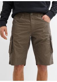 bonprix - Bermudy bojówki z czystej bawełny, relaxed fit. Kolor: zielony. Materiał: bawełna #2