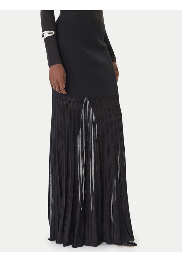 MICHAEL Michael Kors Spódnica maxi MS670LHBFD Czarny Slim Fit. Kolor: czarny. Materiał: syntetyk