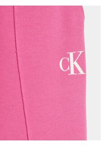 Calvin Klein Jeans Spodnie dresowe Logo IG0IG02285 Różowy Regular Fit. Kolor: różowy. Materiał: bawełna