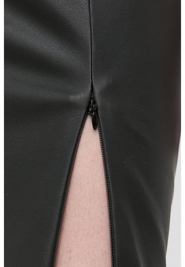 Marciano Guess spódnica kolor czarny mini ołówkowa. Kolor: czarny. Materiał: materiał