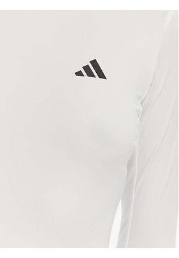 Adidas - adidas Koszulka techniczna Power Essentials Workout Contour KD2211 Biały Slim Fit. Kolor: biały. Materiał: syntetyk
