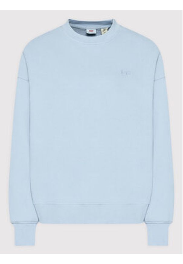 Levi's® Bluza Standard A0886-0019 Błękitny Relaxed Fit. Kolor: niebieski. Materiał: bawełna