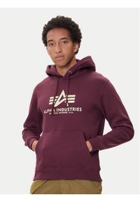 Alpha Industries Bluza Basic 178312 Zielony Regular Fit. Kolor: zielony. Materiał: bawełna