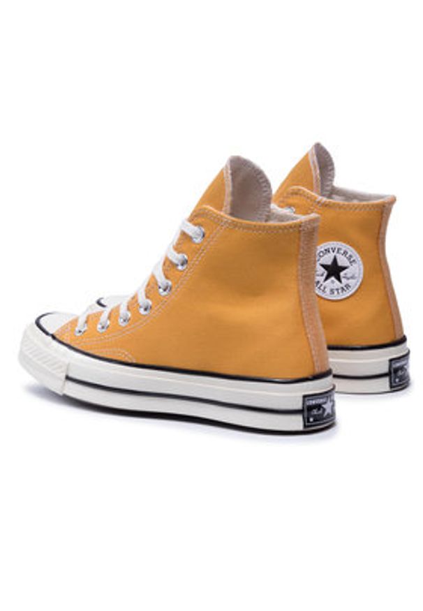 Converse Trampki Chuck 70 Hi 162054C Żółty. Kolor: żółty. Materiał: materiał