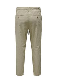 Only & Sons Spodnie materiałowe 22025785 Szary Tapered Fit. Kolor: szary. Materiał: syntetyk
