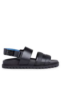 TOMMY HILFIGER - Tommy Hilfiger Sandały Elevated Th Buckle Lth Sandal FM0FM05007 Czarny. Kolor: czarny