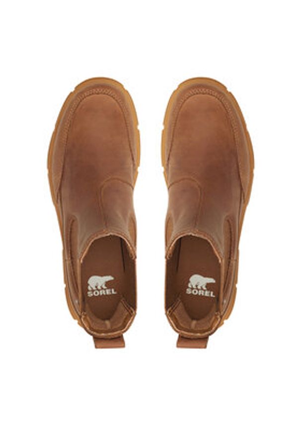 sorel - Sorel Sztyblety Explorer Strt 2078061242 Brązowy. Kolor: brązowy. Materiał: nubuk, skóra