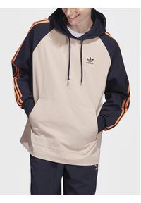 Adidas - adidas Bluza SST Hooded Windbreaker IC5537 Brązowy Regular Fit. Kolor: brązowy. Materiał: syntetyk #2