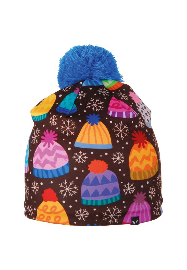 Czapka narciarska dla dzieci Viking Pixi. Kolor: niebieski, wielokolorowy, brązowy. Sezon: zima. Styl: sportowy