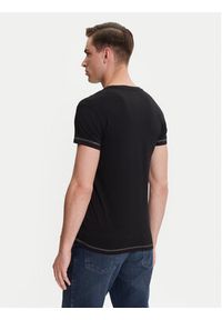 Aeronautica Militare T-Shirt AM1UTI004 Czarny Regular Fit. Kolor: czarny. Materiał: bawełna