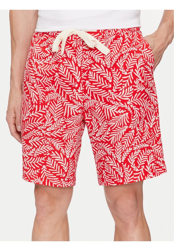 United Colors of Benetton - United Colors Of Benetton Szorty materiałowe 4A5MU900L Czerwony Regular Fit. Kolor: czerwony. Materiał: bawełna