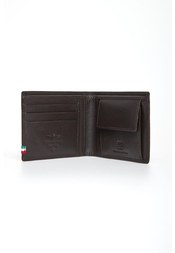 Aeronautica Militare - Portfel męski skórzany AERONAUTICA MILITARE. Materiał: skóra