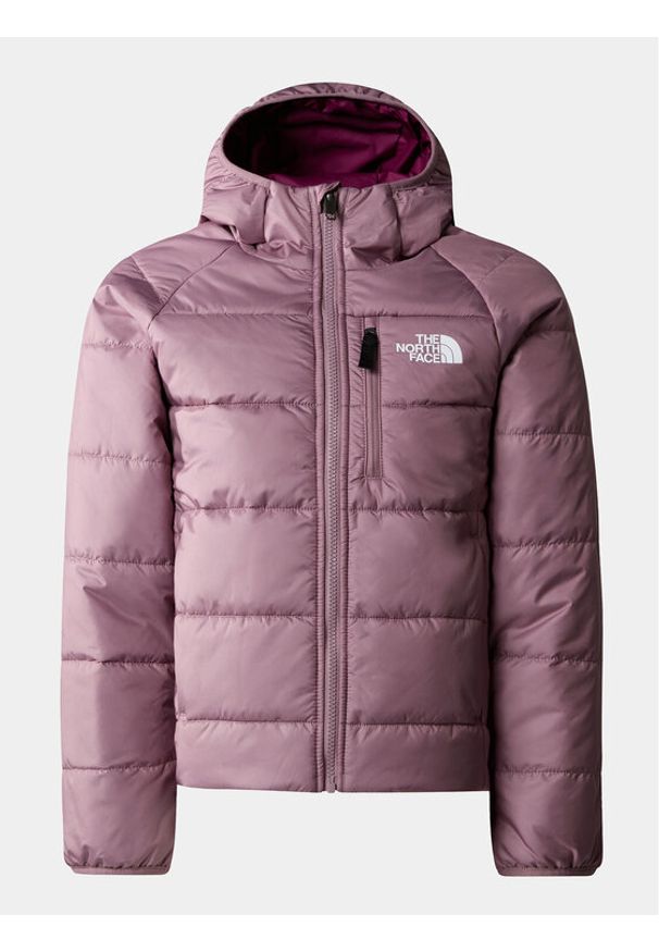 The North Face Kurtka puchowa Perrito NF0A82D9 Fioletowy Regular Fit. Kolor: fioletowy. Materiał: syntetyk