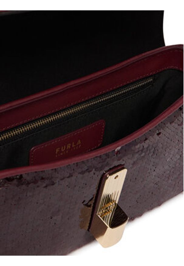 Furla Torebka Iride S WB01950 BX1377 CN 26700 Bordowy. Kolor: czerwony
