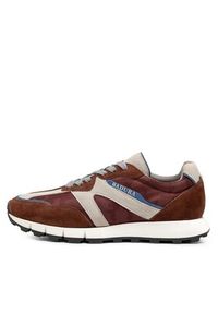 Badura Sneakersy JEFFREY-04 MI08 Bordowy. Kolor: czerwony. Materiał: materiał